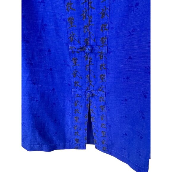 Chico’s Design Silk Linen Asian Inspired Kimono Long Sleeve Top - Picture 4 of 9